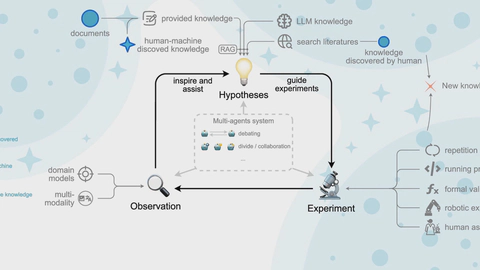 Exploring the role of large language models in the scientific method: from hypothesis to discovery